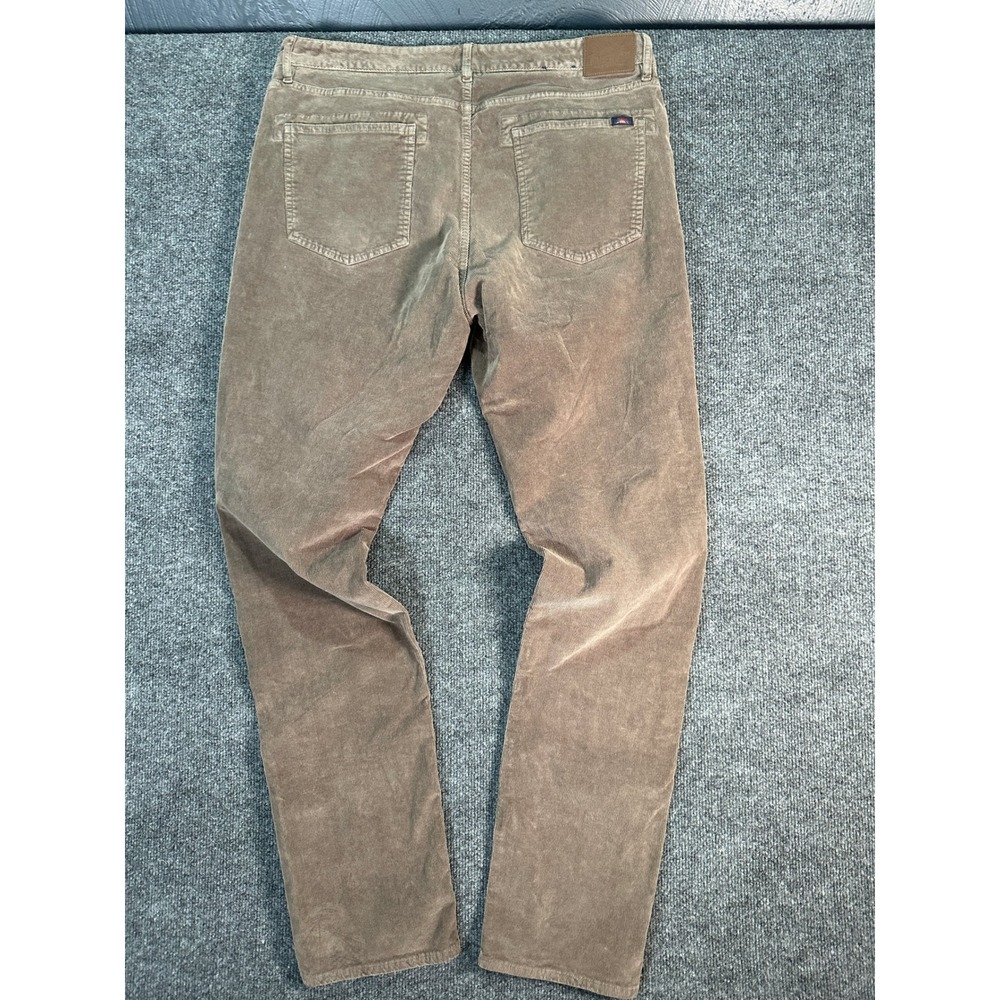 Faherty Brand Men's Brown Corduroy Pants Organic Cotton Blend Size 33x32 - Picture 8 of 11